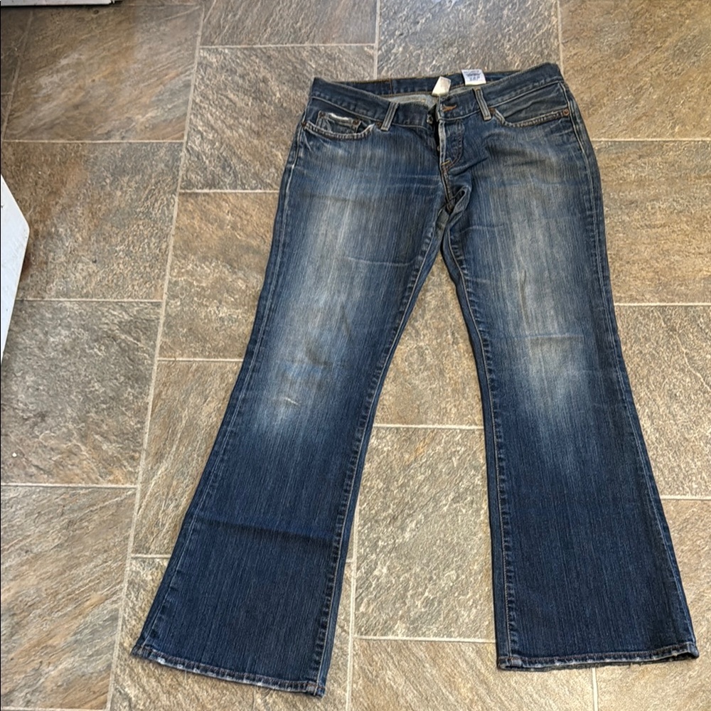 Lucky Brand Dark Blue Flare Jeans